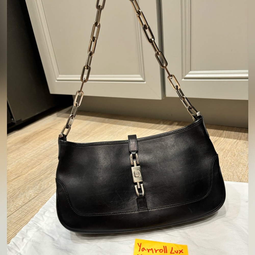 Authentic Gucci Calfskin Jackie O Chain Hobo